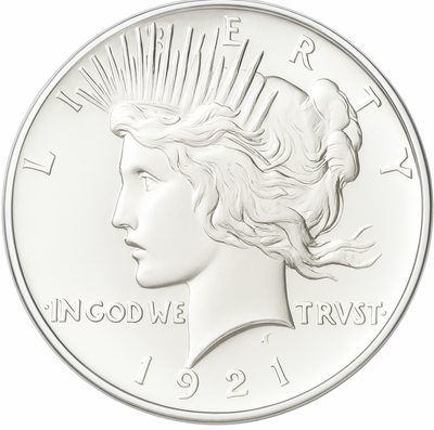 1921 Peace Dollar