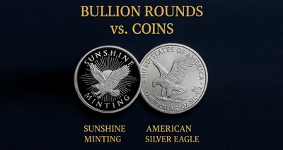 Bullion Rounds vs. Coins: What’s the Difference?