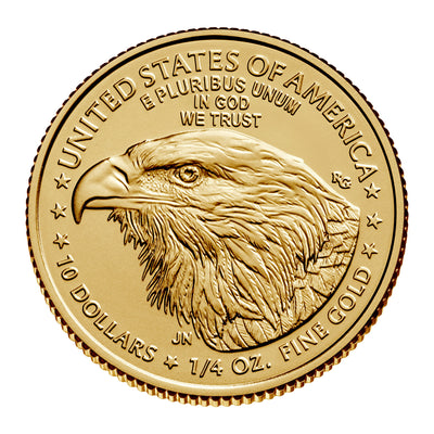 1/4oz American Gold Eagle - Random Year - BU