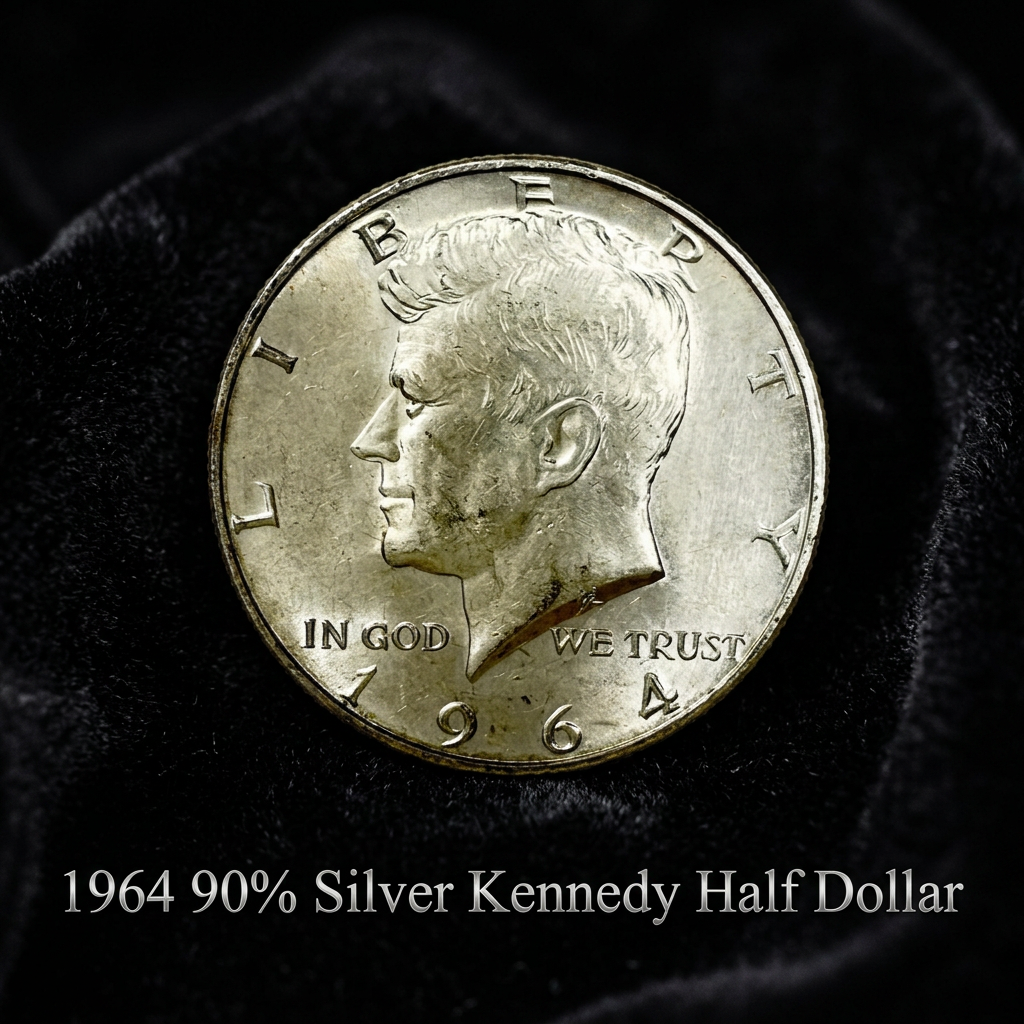 90% Silver Kennedy Half Dollar Coin Roll of $10 Face Value – BGS