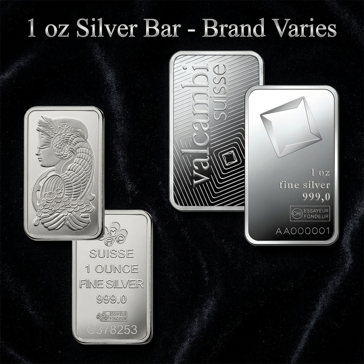 1 oz Silver Bar - Brand Varies - Secondary Market – BGS
