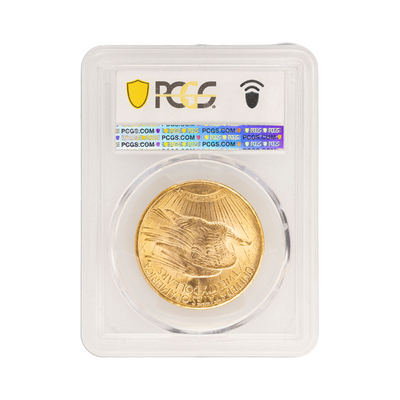 $20 Gold Saint-Gaudens Double Eagle - PCGS MS63