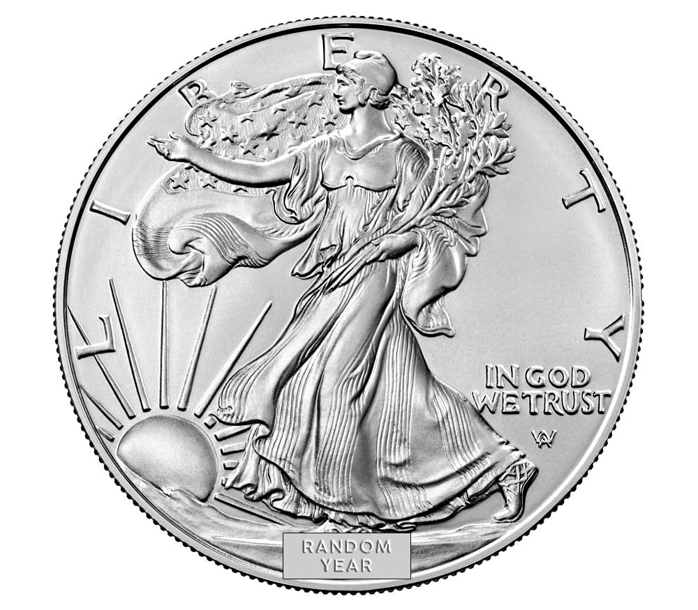 1oz American Silver Eagle BU (Random Year)