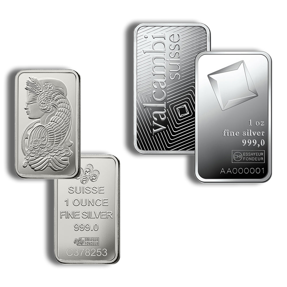 10 Oz Silver Bars - The Royal Mint & Royal Canadian Mint – BGS
