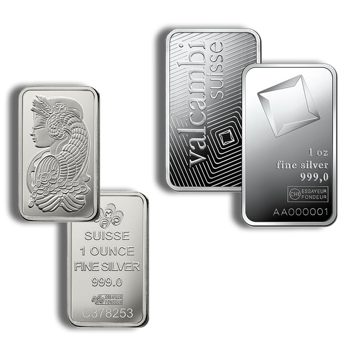 10 Oz Silver Bars - The Royal Mint & Royal Canadian Mint – BGS