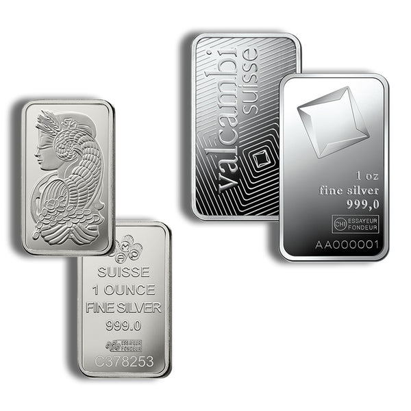 10 Oz Silver Bars - The Royal Mint & Royal Canadian Mint – BGS
