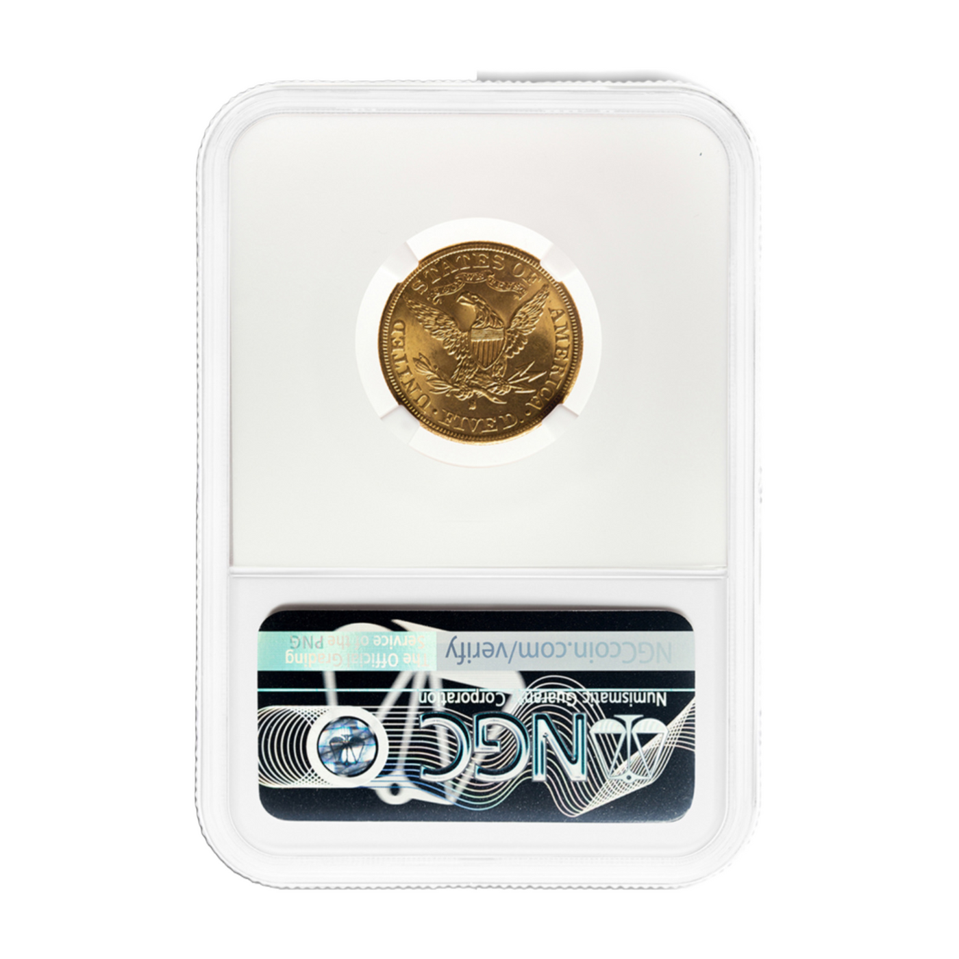 $5 Gold Liberty Half Eagle - NGC MS63