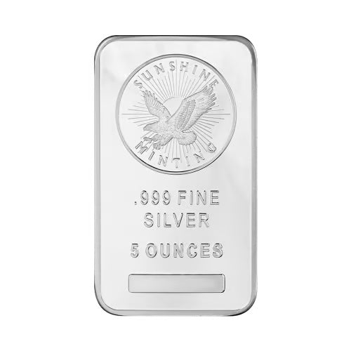 5oz Silver Bar - Sunshine Mint
