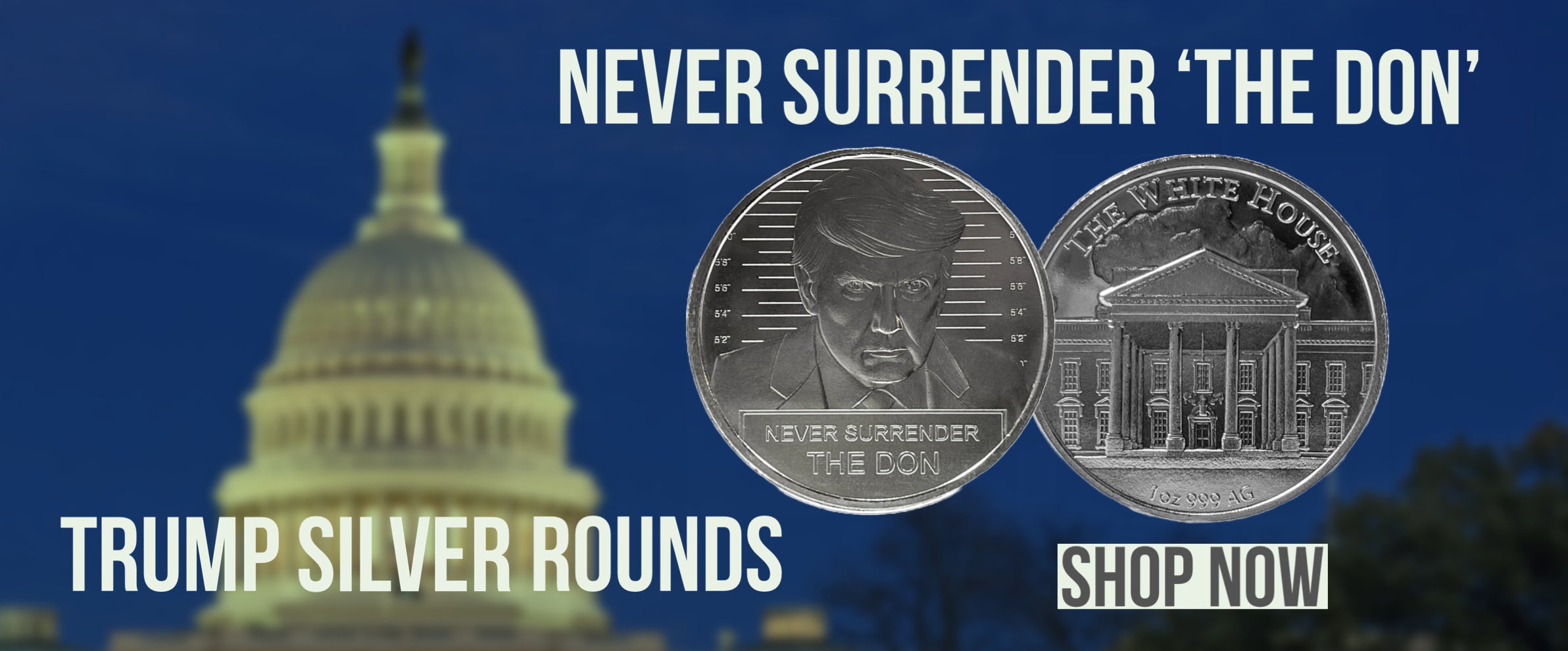 BGS Bullion - Trump Silver Rounds