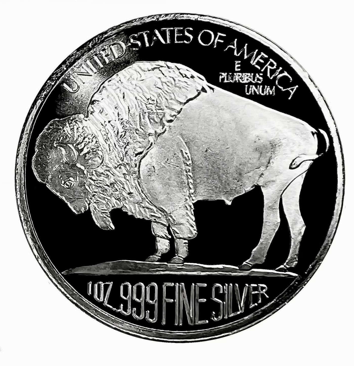 1oz Buffalo Silver Round - SilverTowne Mint