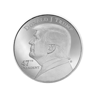 1oz Silver Round - 47th President Donald Trump