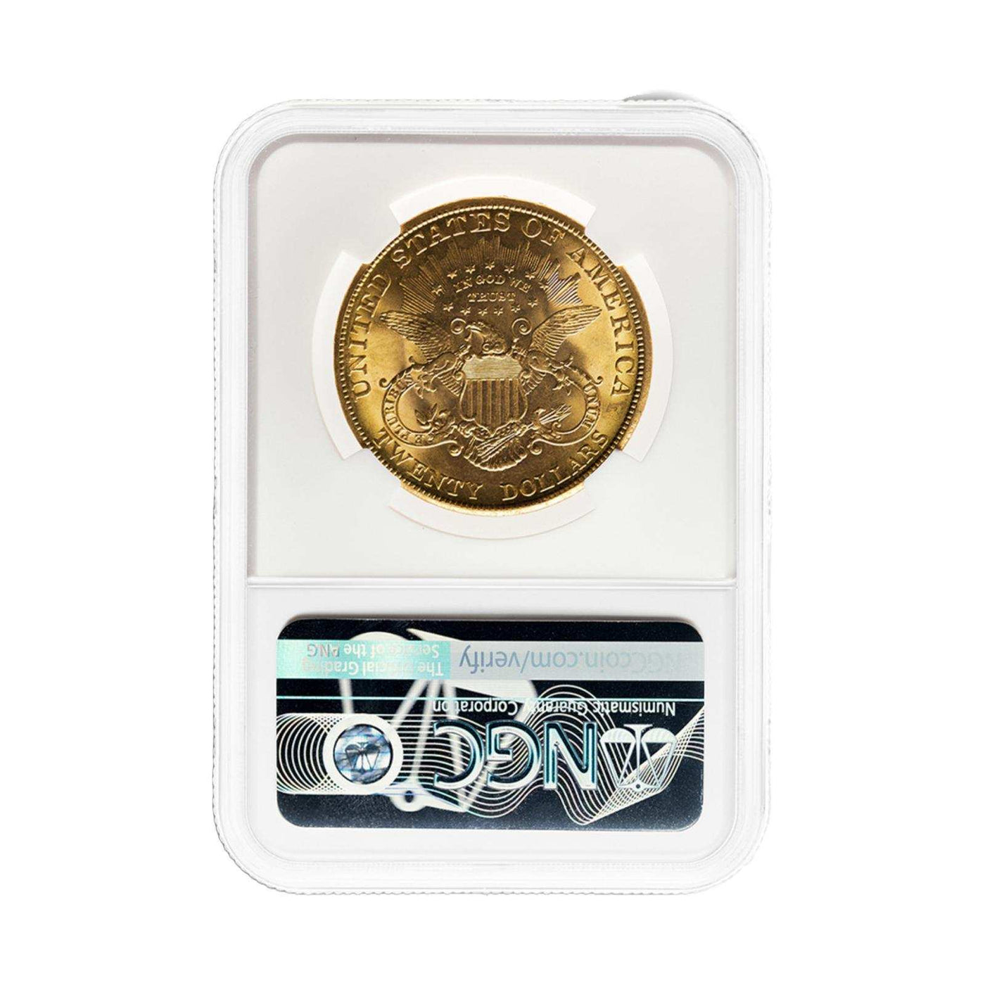 $20 Gold Liberty Double Eagle - NGC MS63