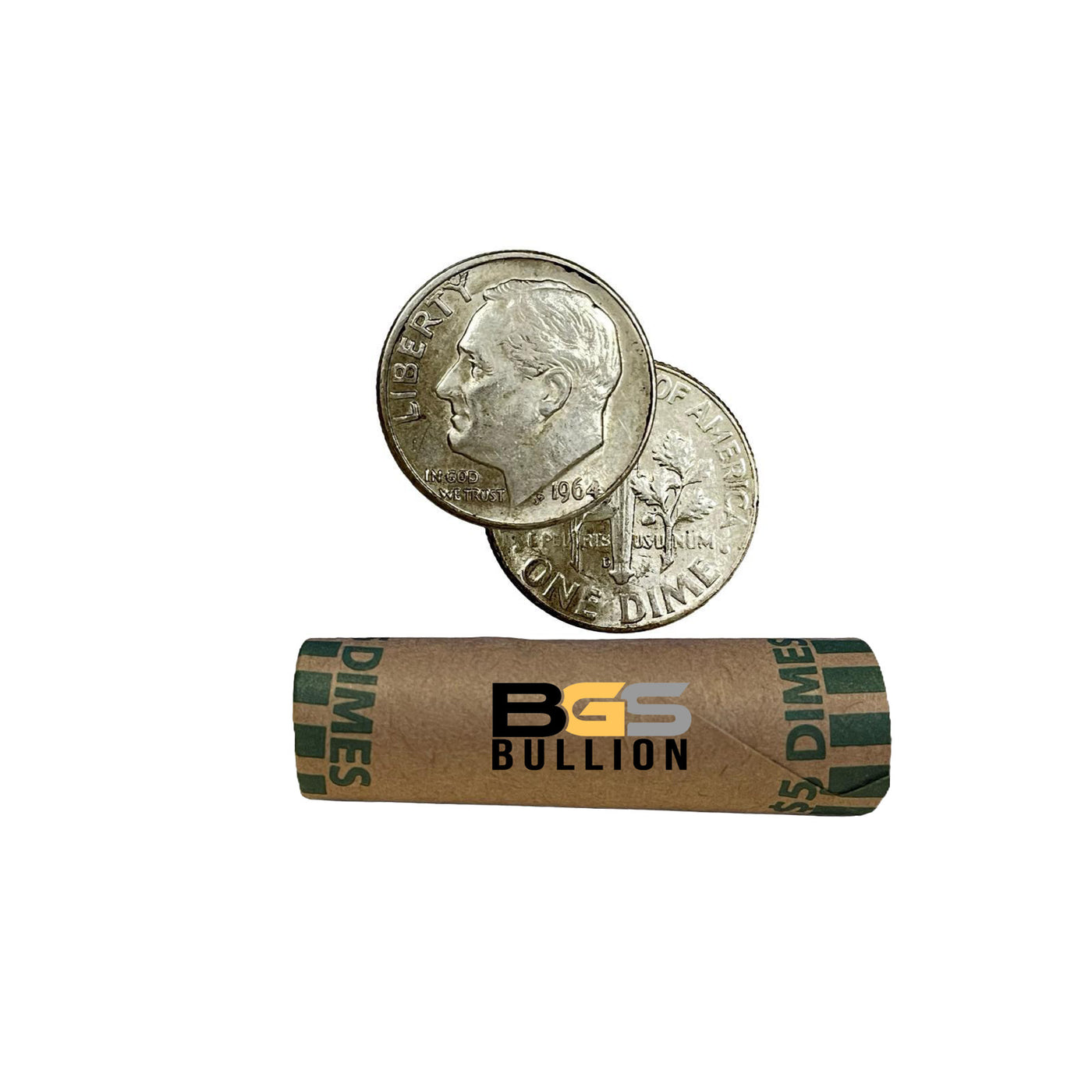 $5 Face Value Roll - Roosevelt Dimes