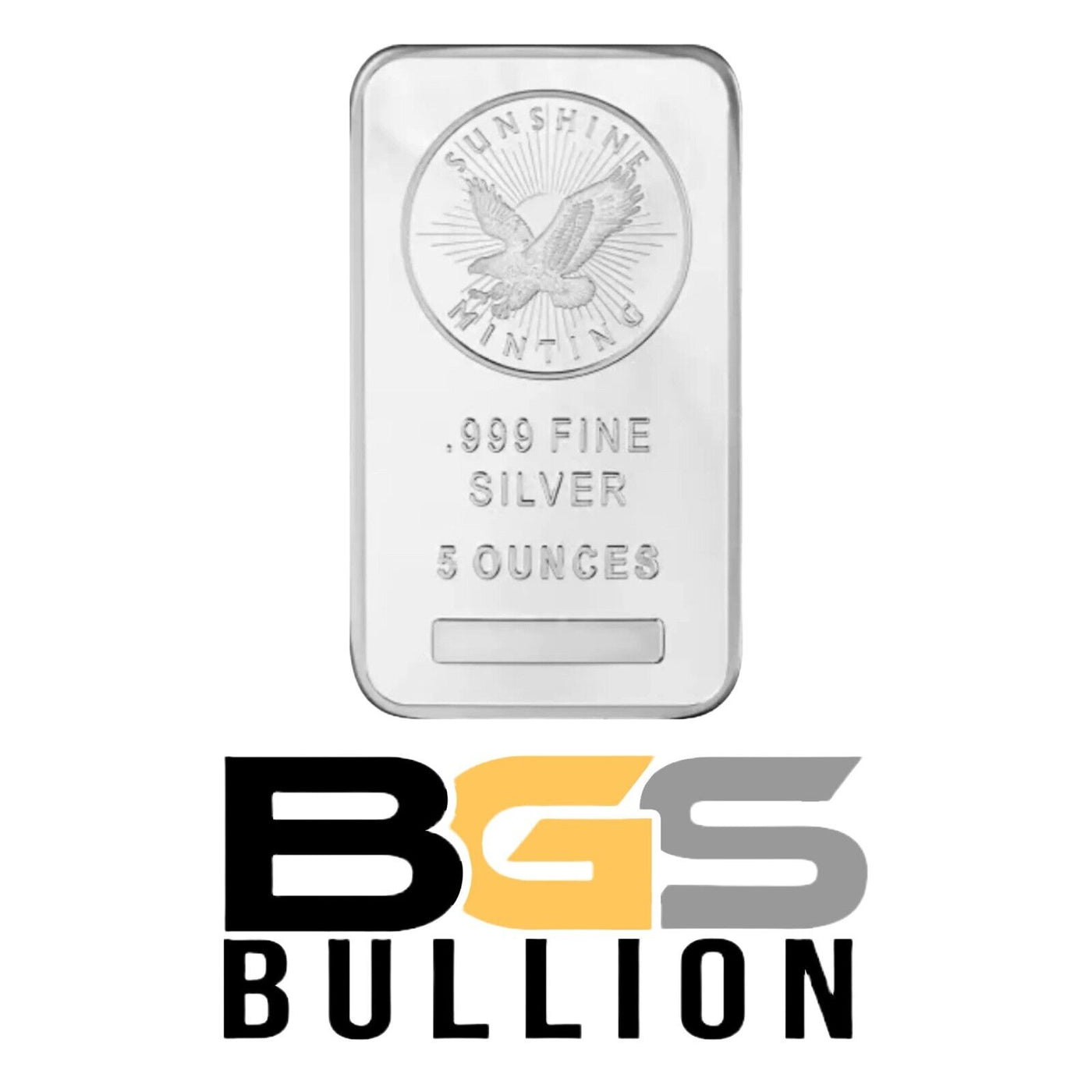 5oz sunshine mint silver bar